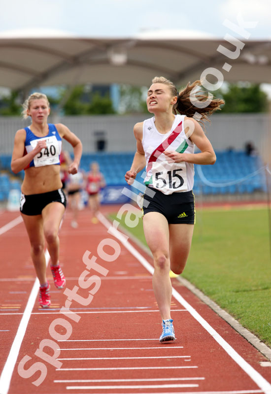 Amy Jade Mellor (Buxton AC) under-20 womens 800 metres, Northern Championships, Sport City, Manchester